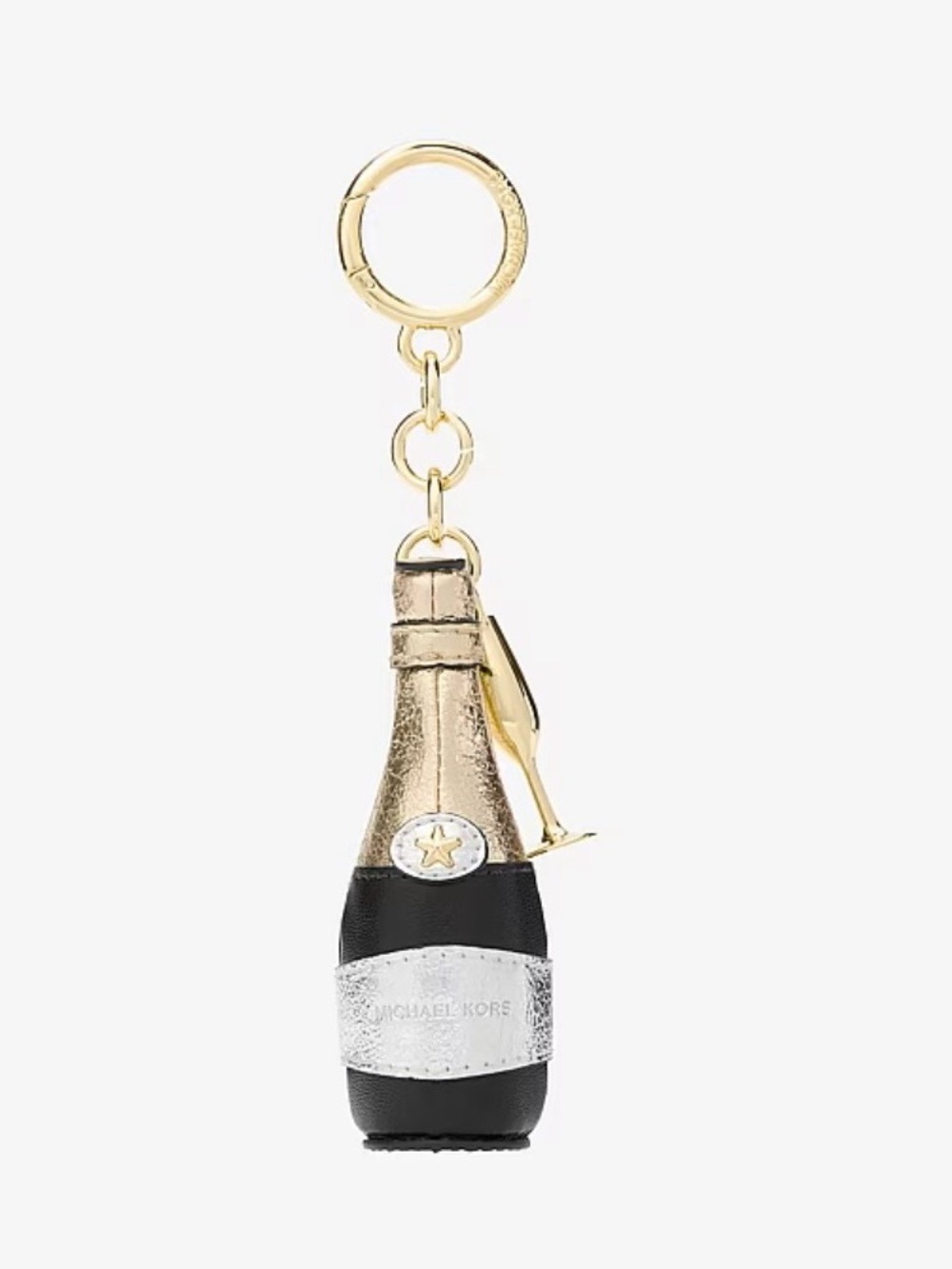 NWT Michael Kors Champagne Bottle Bag Charm